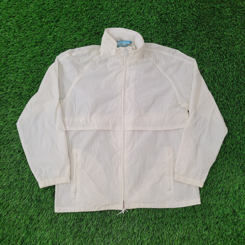 Vintage 90s Woolrich Windbreaker Zip Jacket Womens Medium 21x26 Baggy